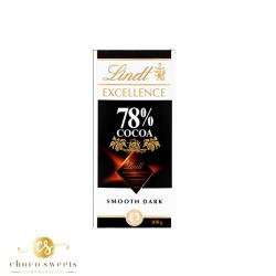 TABLETTE LINDT EXCELLENCE CHOCOLAT NOIR 78% 100G