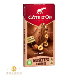 COTE D'OR LAIT NOISETTES 180 G