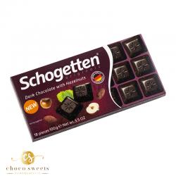 SHOGETTEN DARK CHOCOLATE WITH HAZELNUTS 100G