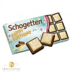 schogetten chocolate happy birthday 100g