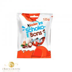 kinder schoko bons 125g bonbons chocolat au lait et noisette  125G